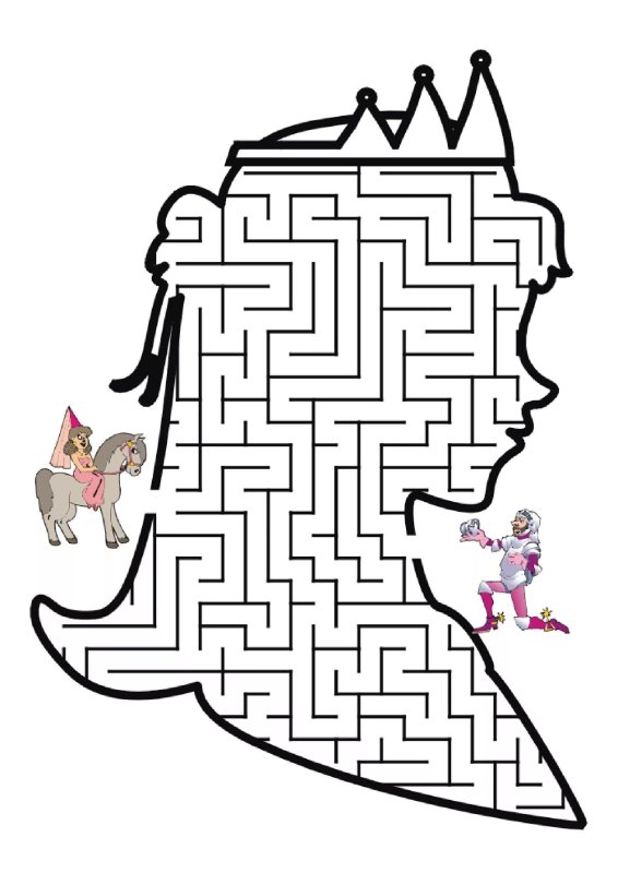 Лабиринт сложный для детей 10 лет