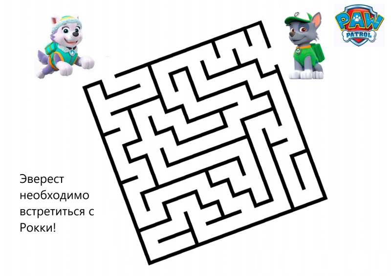 Игра Лабиринт Щенячий патруль