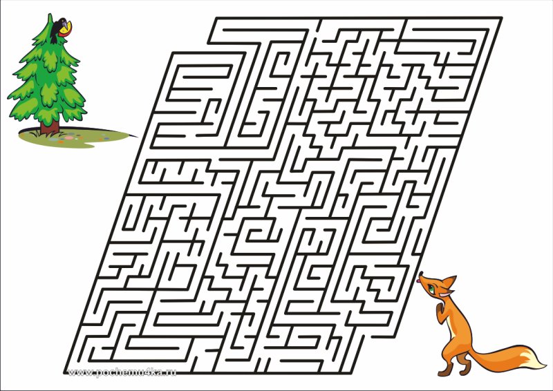 Детские лабиринты и головоломки