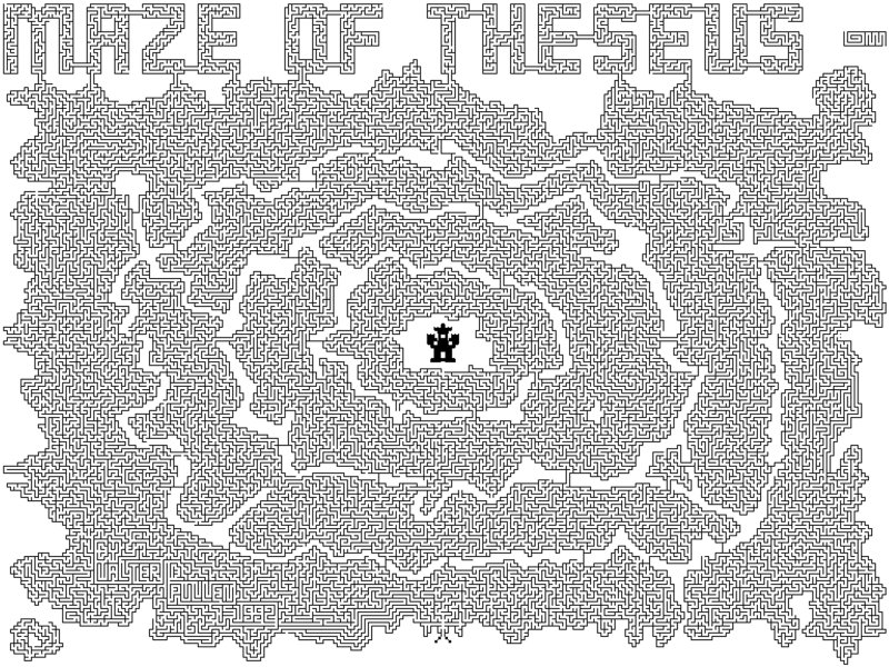 Гигантские лабиринты печать