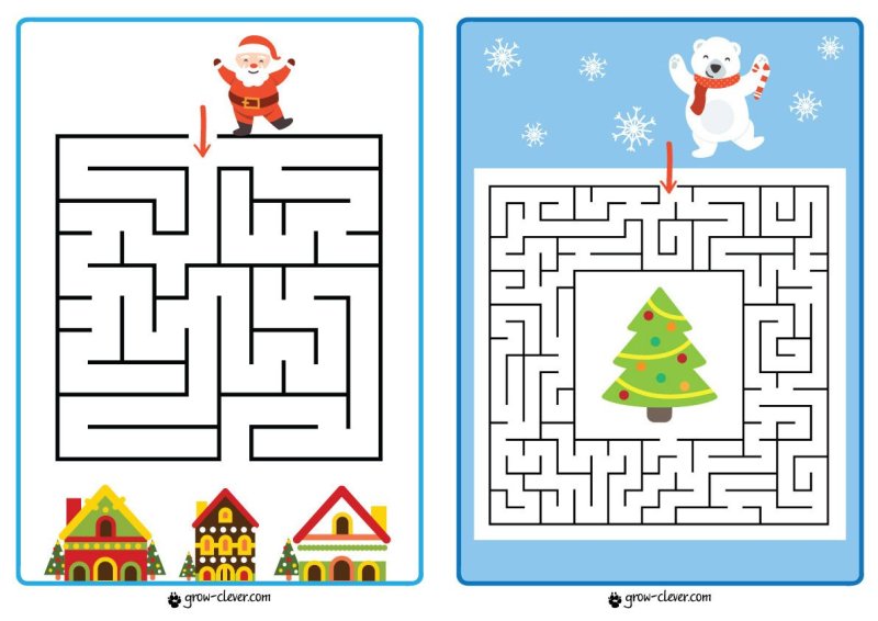 Новогодние заданияля детей