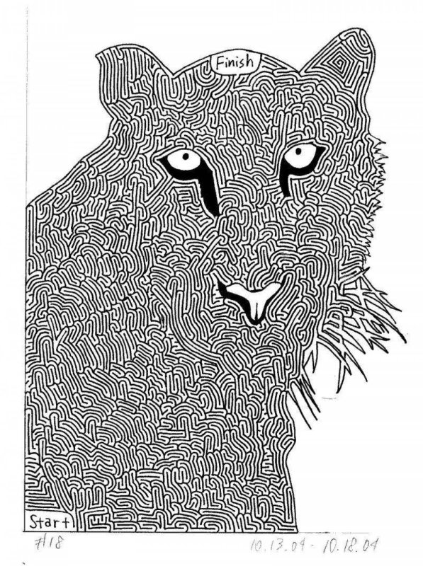 Головоломка Лабиринт сложный