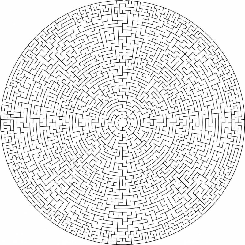 Сложные лабиринты для детей 10-12 лет