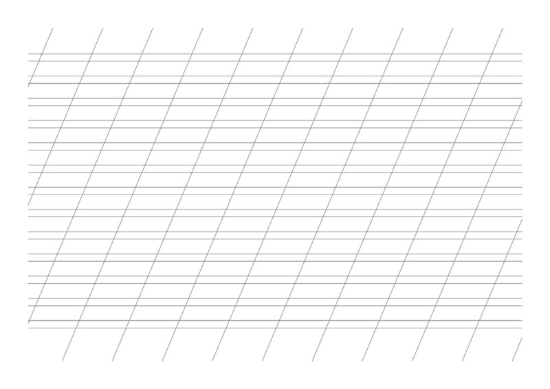 Разлиновка узкая линейка