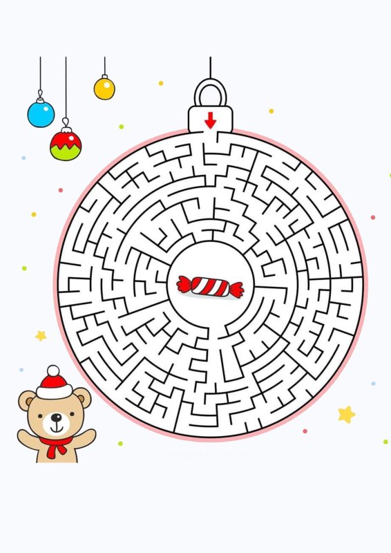 Новогодний Лабиринт для детей