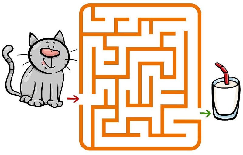 Игра Лабиринт три кота