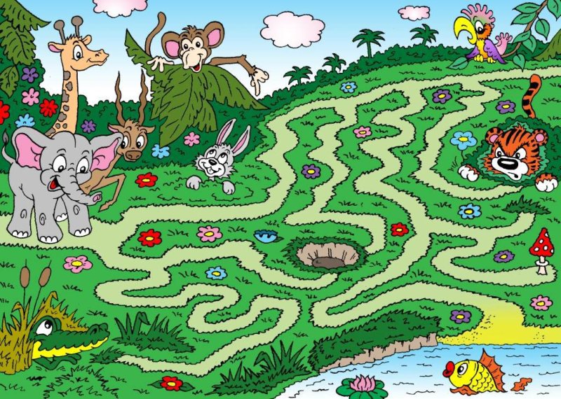 Игра Лесная тропинка Лабиринт