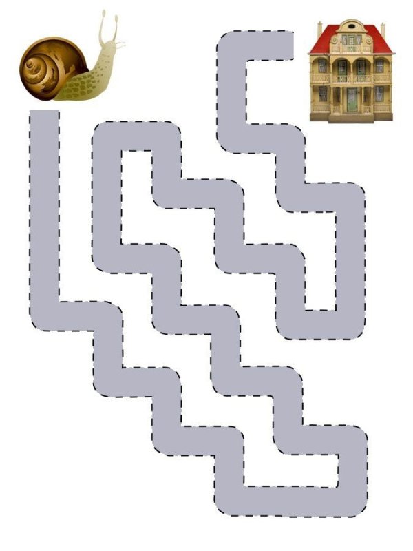 Игра графомоторные дорожки