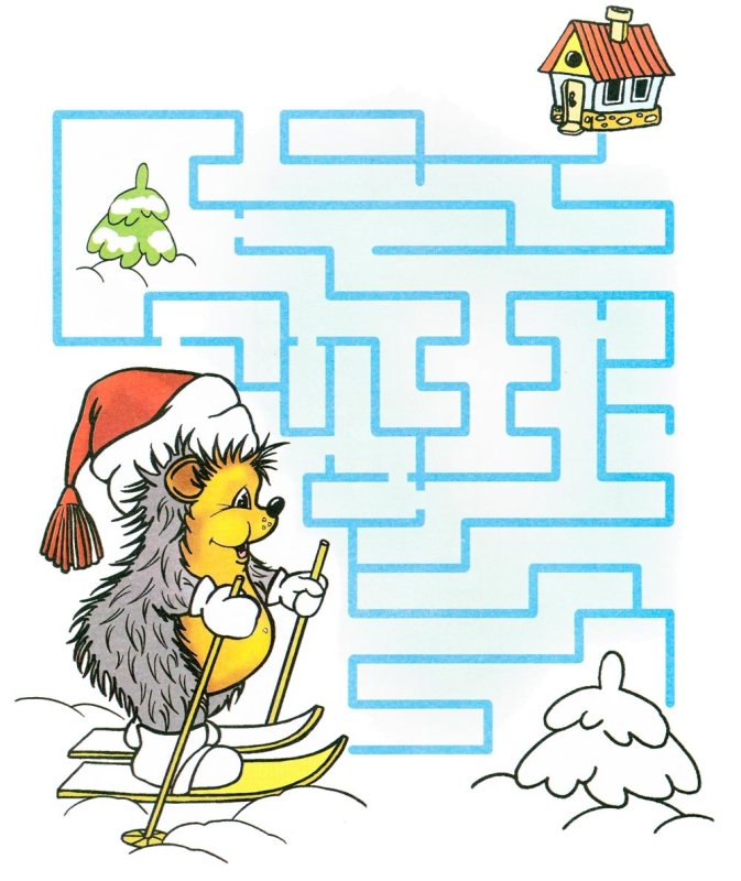 Новогодний Лабиринт для детей