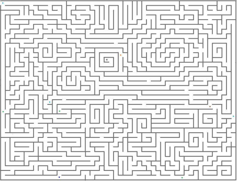 Лабиринт сложный