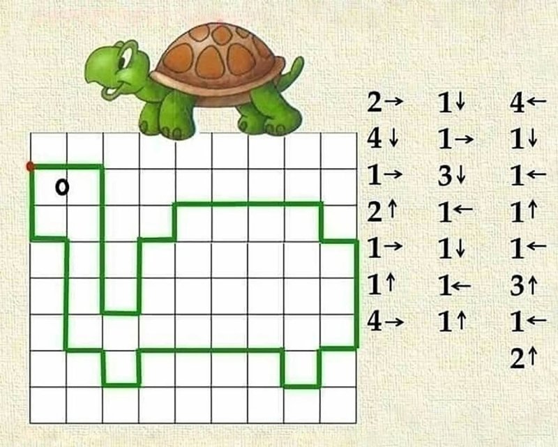 Графический диктант 1 класс