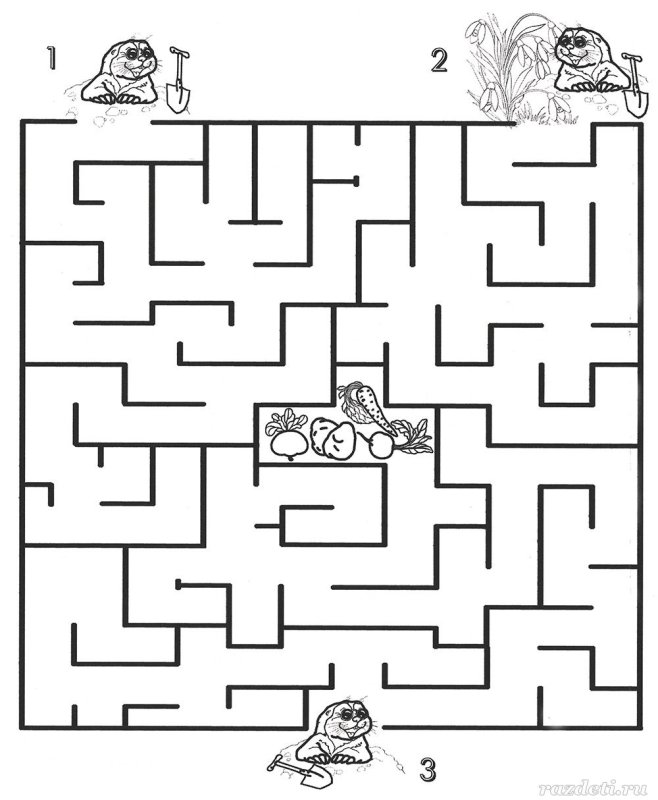 Лабиринты для детей
