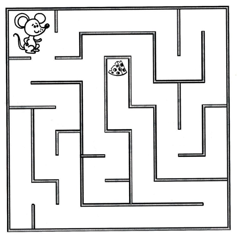 Игра Лабиринт для детей 3-4 лет