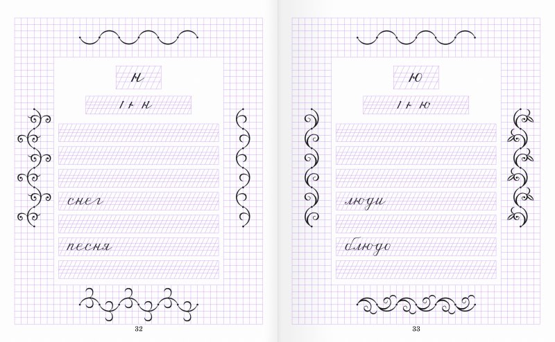 Русская классическая школа прописи Горячева