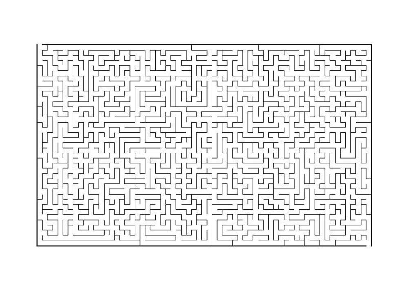 Лабиринты для детей сложные