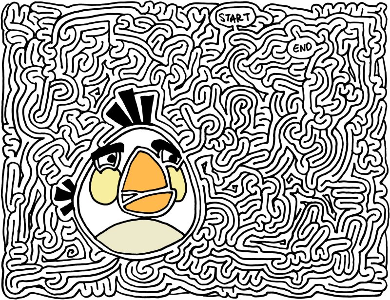 Лабиринт сложный
