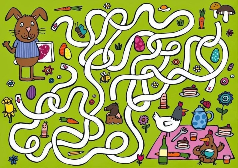 Игра Лабиринт для детей 4-5 лет