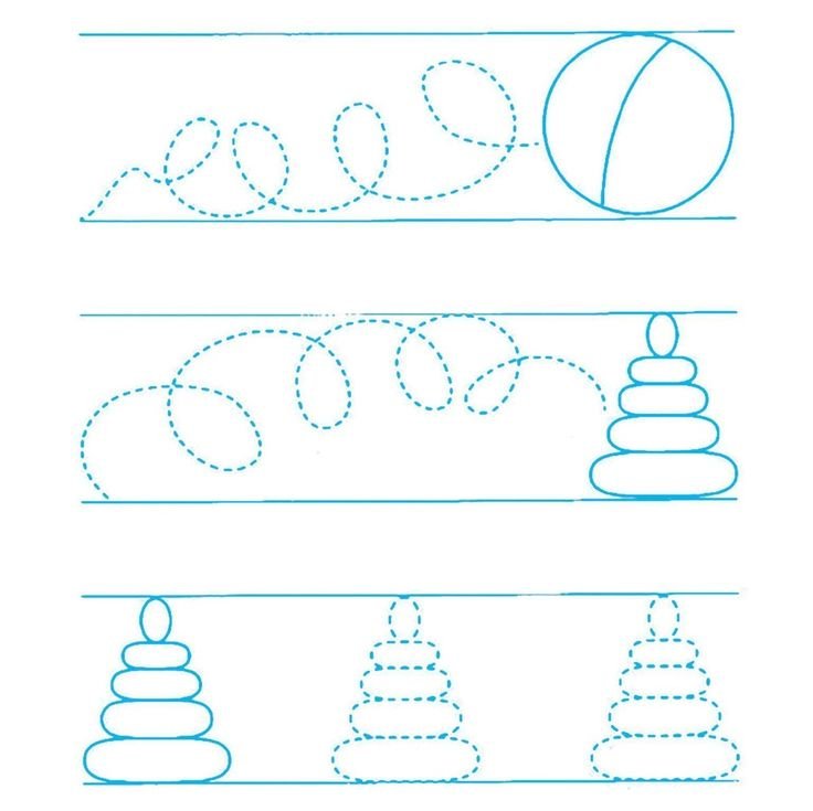 Графомоторные прописи для дошкольников