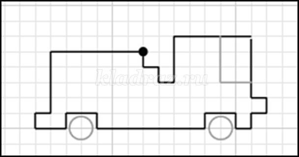 Графический диктант грузовик