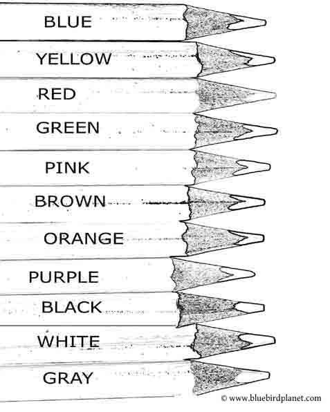 Цвета на английском