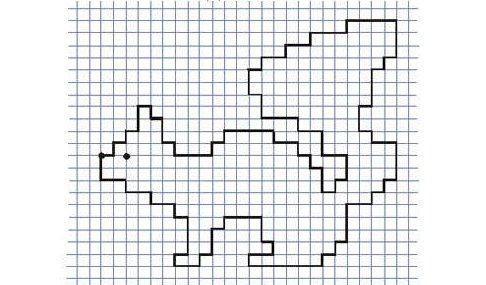 Рисование по клеточкам для детей