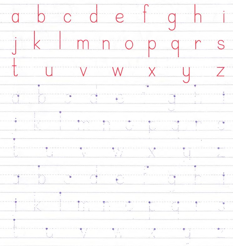 Прописи букв на английском языке для детей