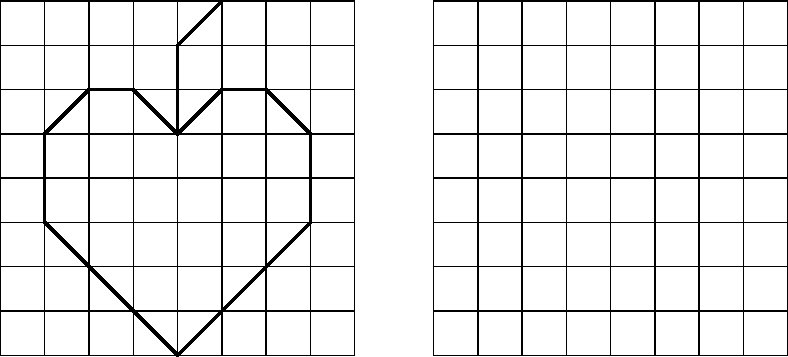Клетки для графического диктанта