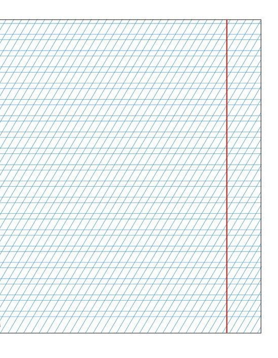 Разлиновка косая линия а4