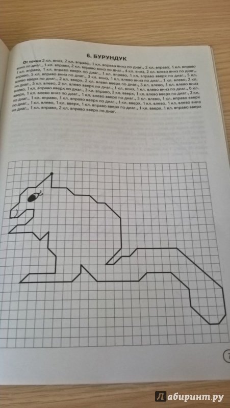 Графический диктант крыса