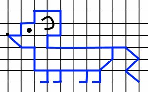 Графический диктант мышонок