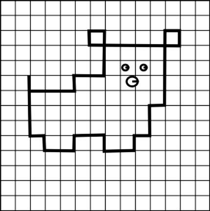Графический диктант поросенок по клеточкам