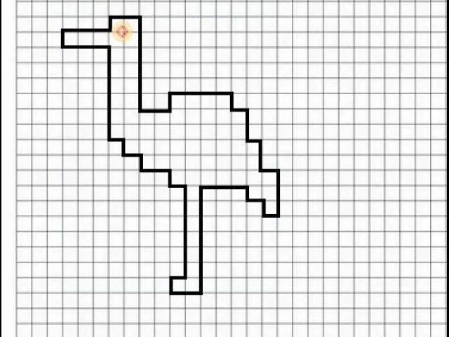 Графическое рисование по клеточкам