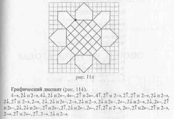 Графический диктант по клеточкам