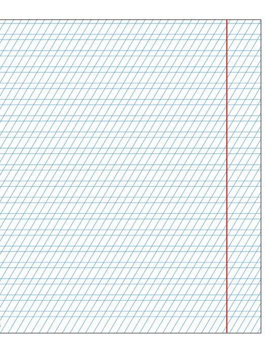 Разлиновка косая а4