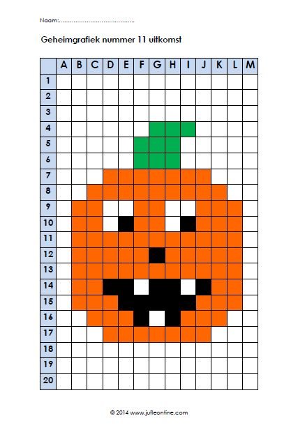 Графический диктант Хэллоуин