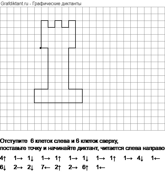 Графический диктант фигурки