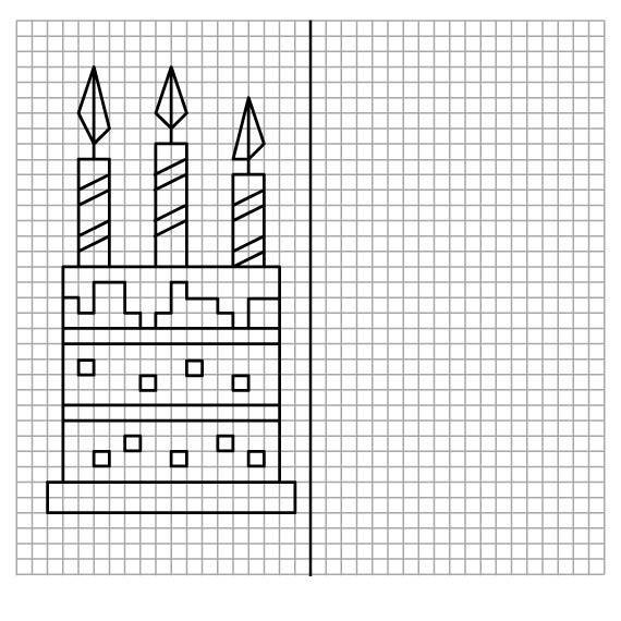 Рисование по клеточкам для детей