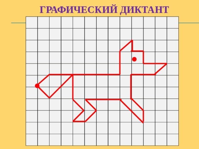 Графический диктант ОП диагоналя