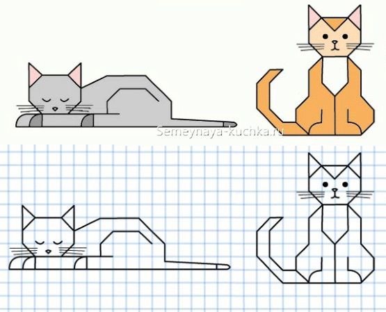 Графическиймдиктант кот