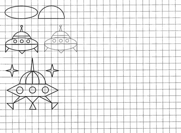 Графические узоры для дошкольников