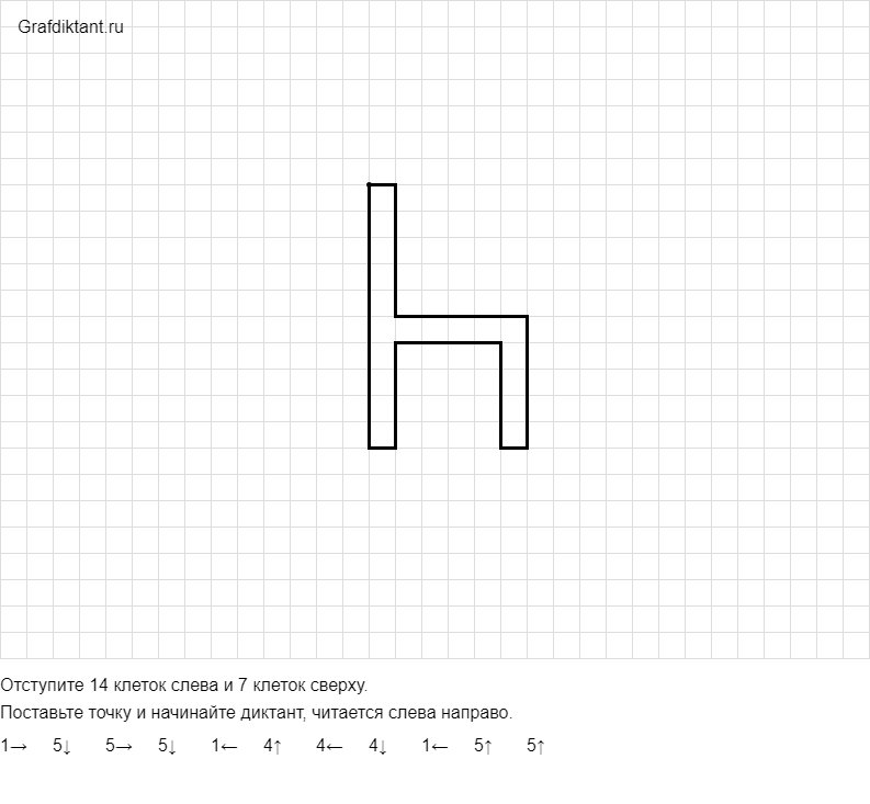Математический диктант мебель
