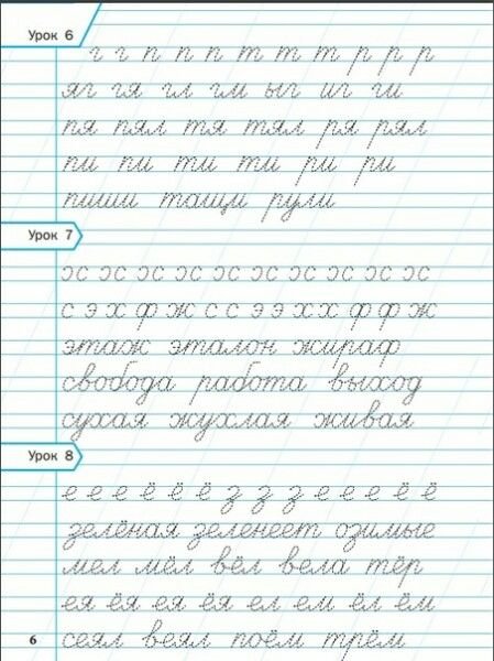 Тренажер прописи 2 класс Чистописание