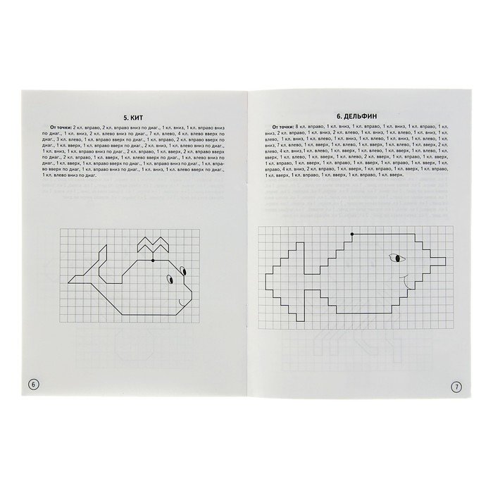 Графический диктант по клеточкам