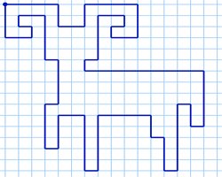 Графический диктант по клеточкам