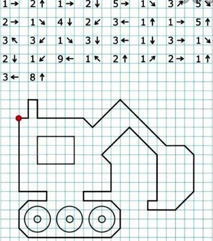 Математические диктанты для дошкольников 6-7 лет