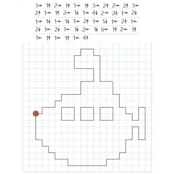 Математический диктант в подготовительной группе детского сада