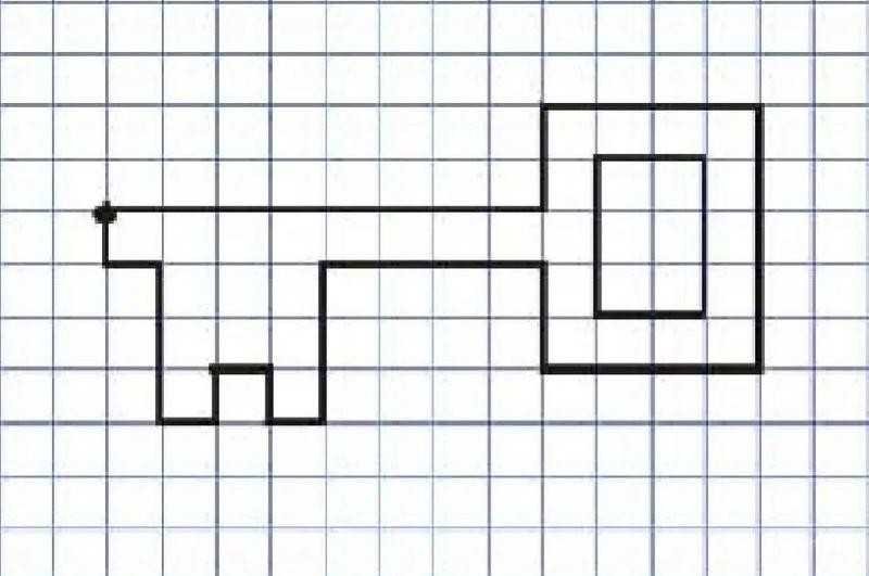 Рисунки по клеткам лёгкие