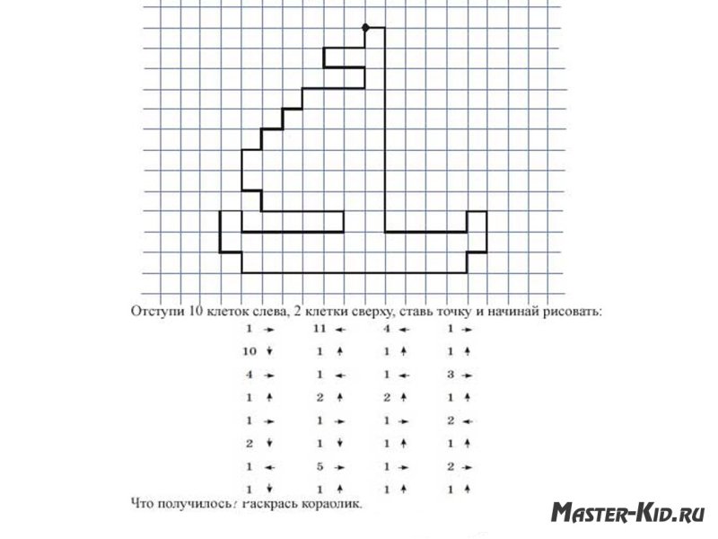 Математические задания для дошкольников математический диктант