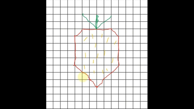Графический диктант Ягодка