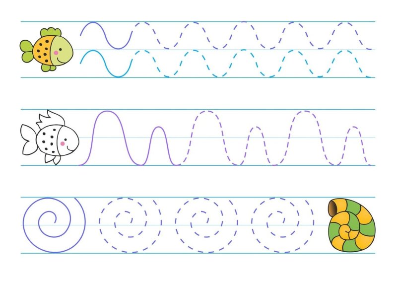 Графомоторные дорожки 3-4 года